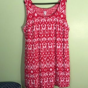 Sleeveless Reversible Patterned Dress